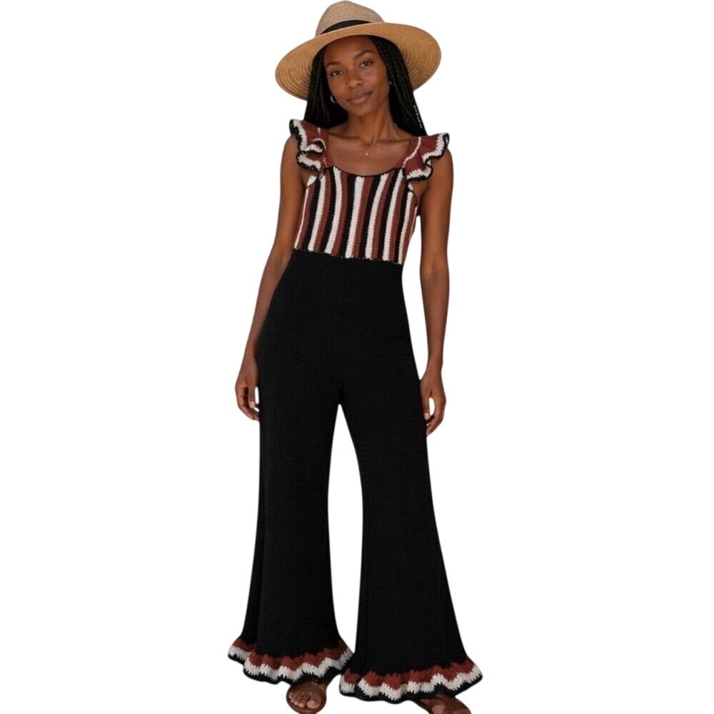 Y2K boho indie crochet color block indie grunge western